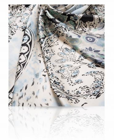 Платок Женский SS.KV-ANIM.PAIS/WHITE.GR